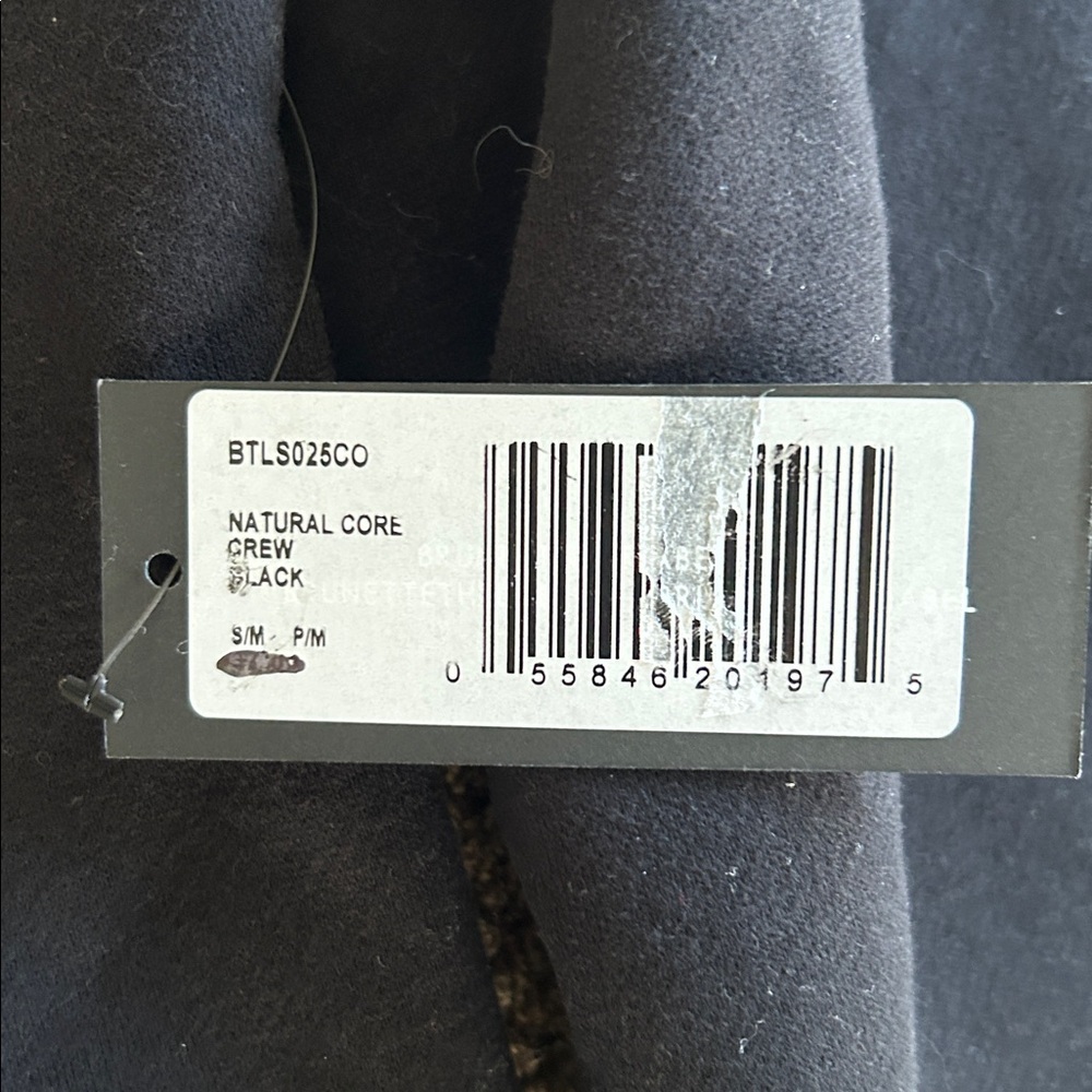 NWT Brunette the Label black crew Natural - Picture 2 of 4